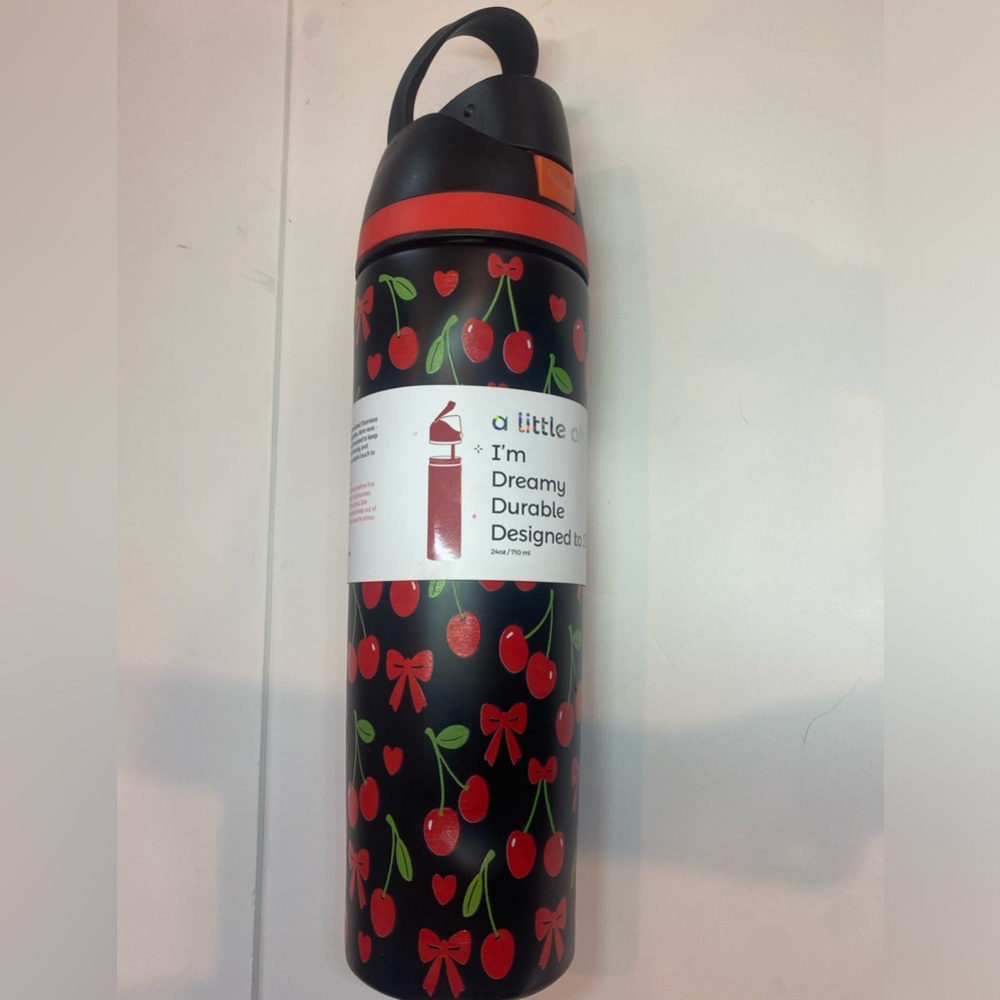 Black Cherry Stainless Water Bottle